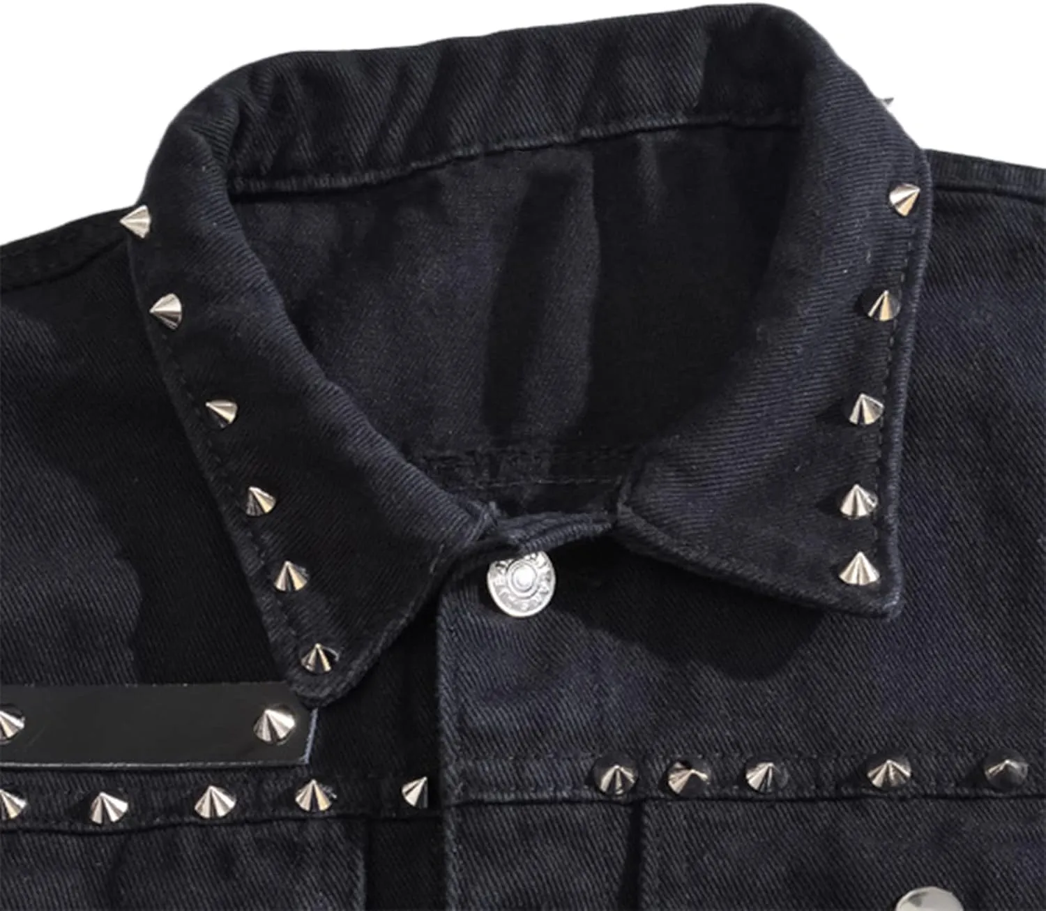 Saukiee Men's Casual Lapel Denim Vest Jacket Vintage Slim Fit Sleeveless Ripped Jeans Vests