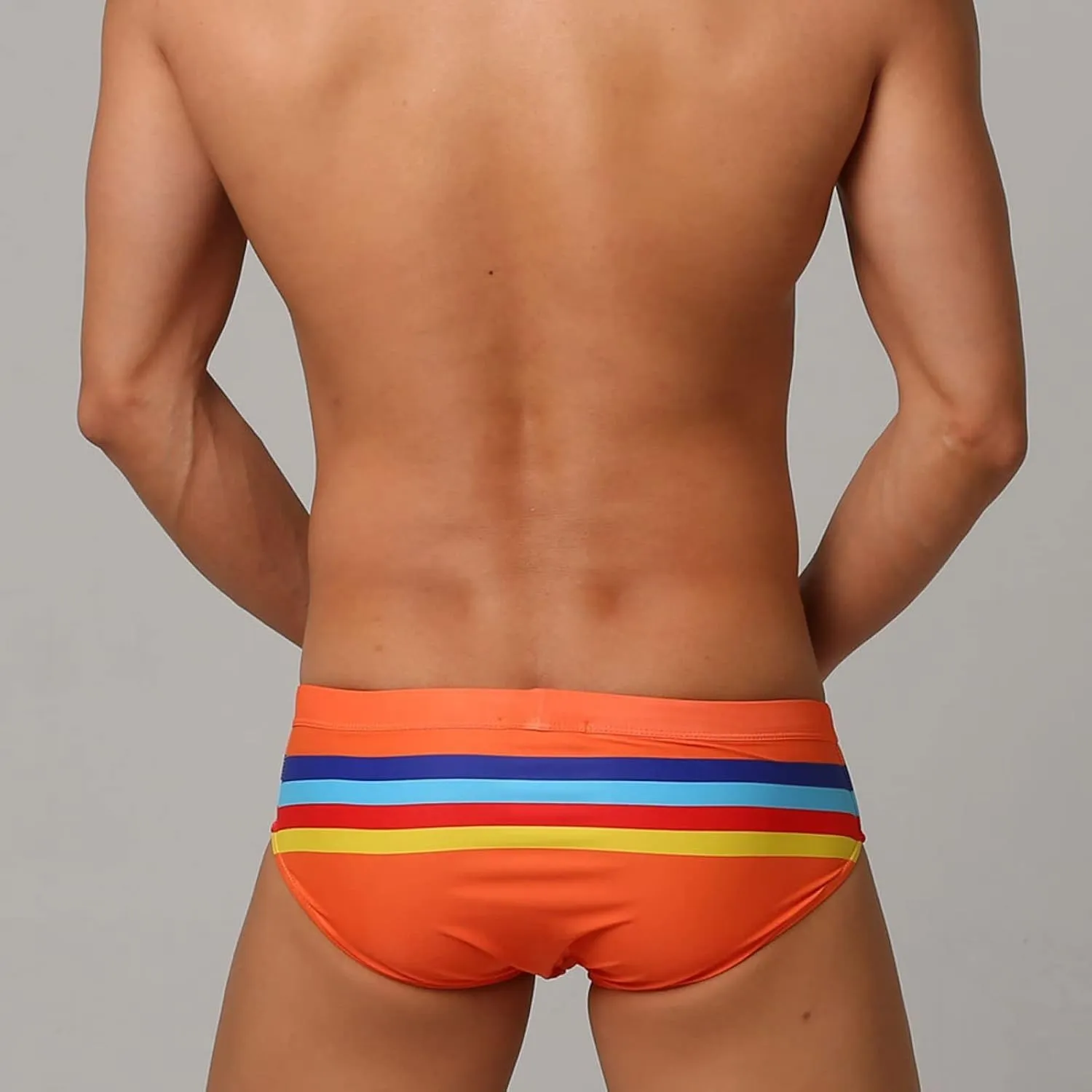 Swimming Trunks for Men Hawaiian Briefs Summer Swimsuit Fitness Underwear Bulge Pouch Hip Triangle Mens Short