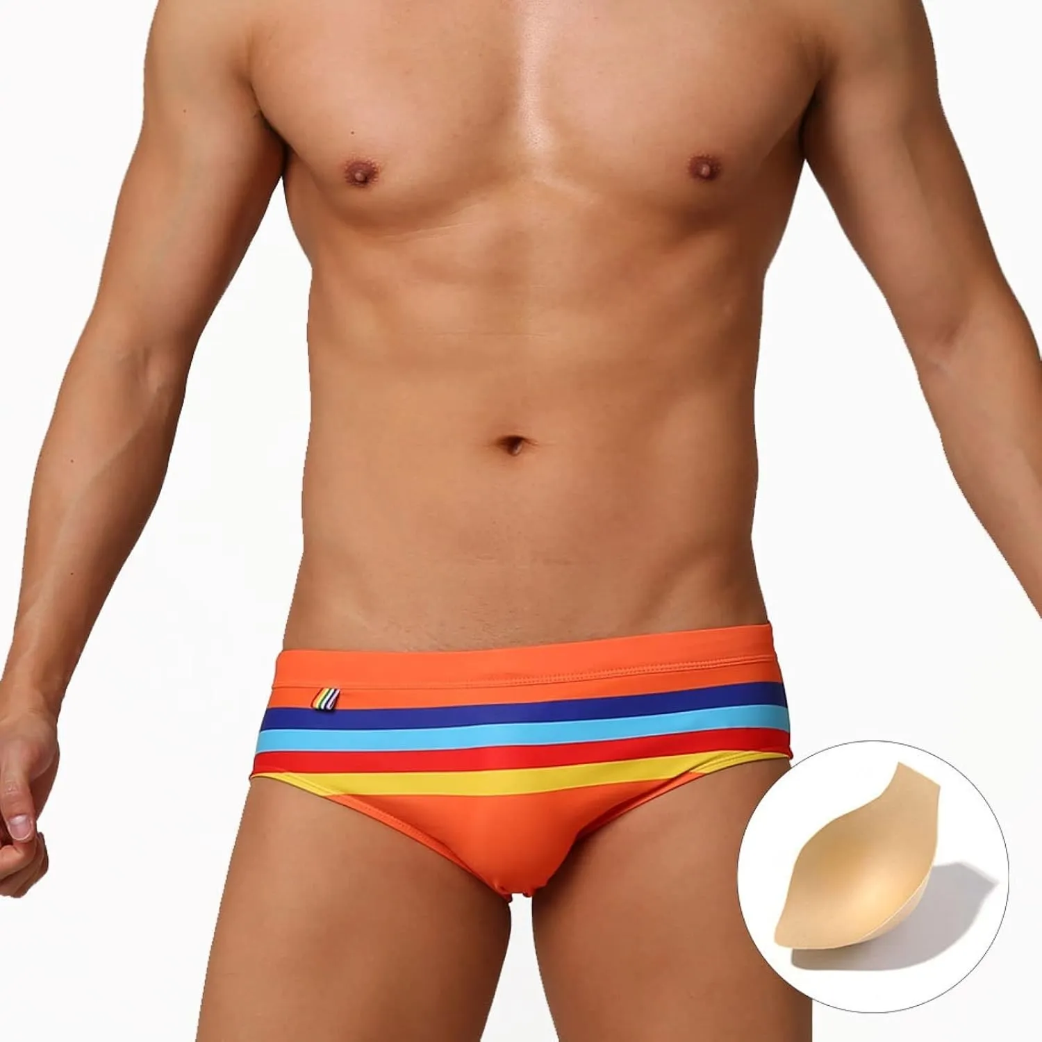 Swimming Trunks for Men Hawaiian Briefs Summer Swimsuit Fitness Underwear Bulge Pouch Hip Triangle Mens Short