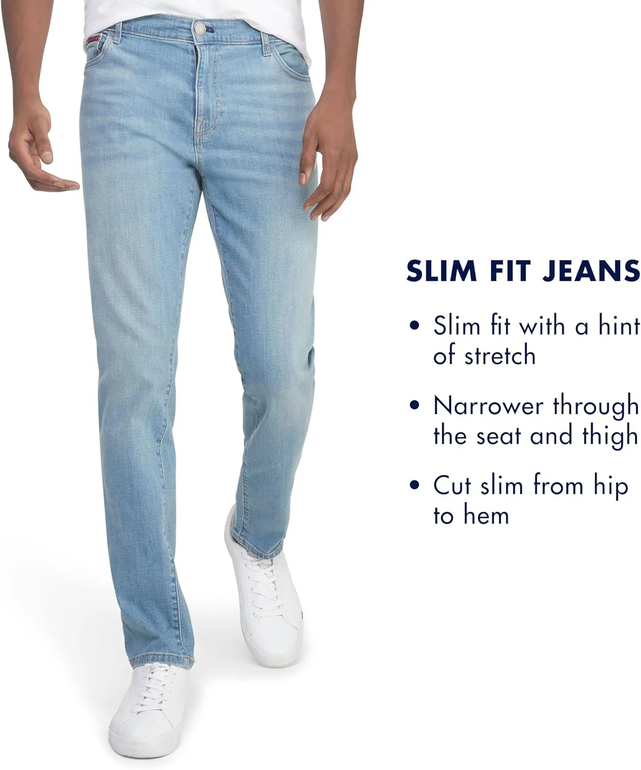 Tommy Hilfiger Men's Slim Fit Stretch Jeans