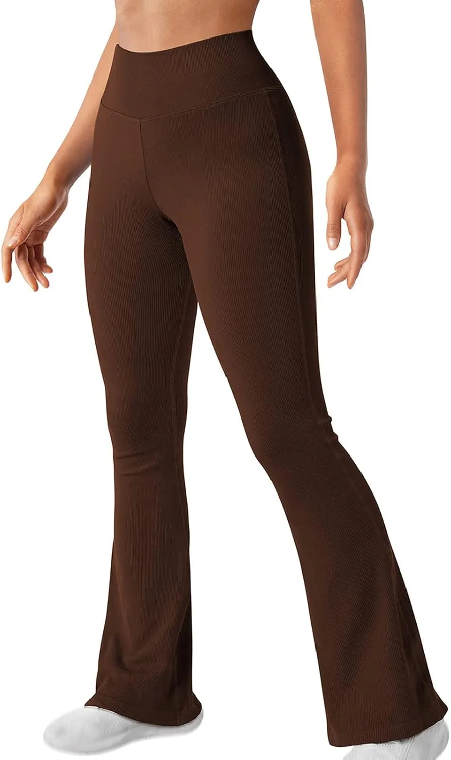 Uillui Flare Pants for Women Gym Athletic Yoga Tights Sweatpants High Waist Stretch Casual Bell Bottom Trouser Homewear Pant