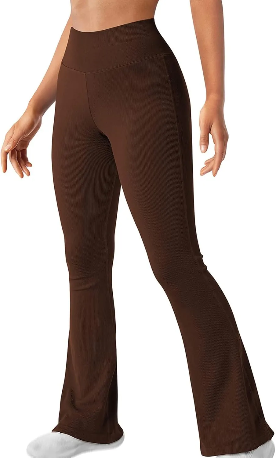 Uillui Flare Pants for Women Gym Athletic Yoga Tights Sweatpants High Waist Stretch Casual Bell Bottom Trouser Homewear Pant