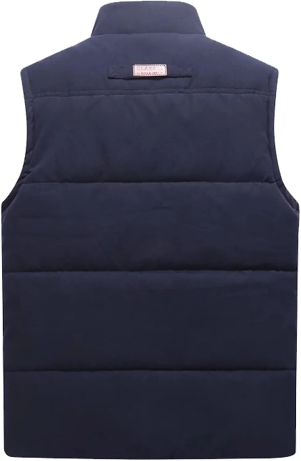 VtuAOL Men's Outerwear Vest for Men Winter Puffer Vests Fleece Lined Outdoor Warm Sleeveless Jackets