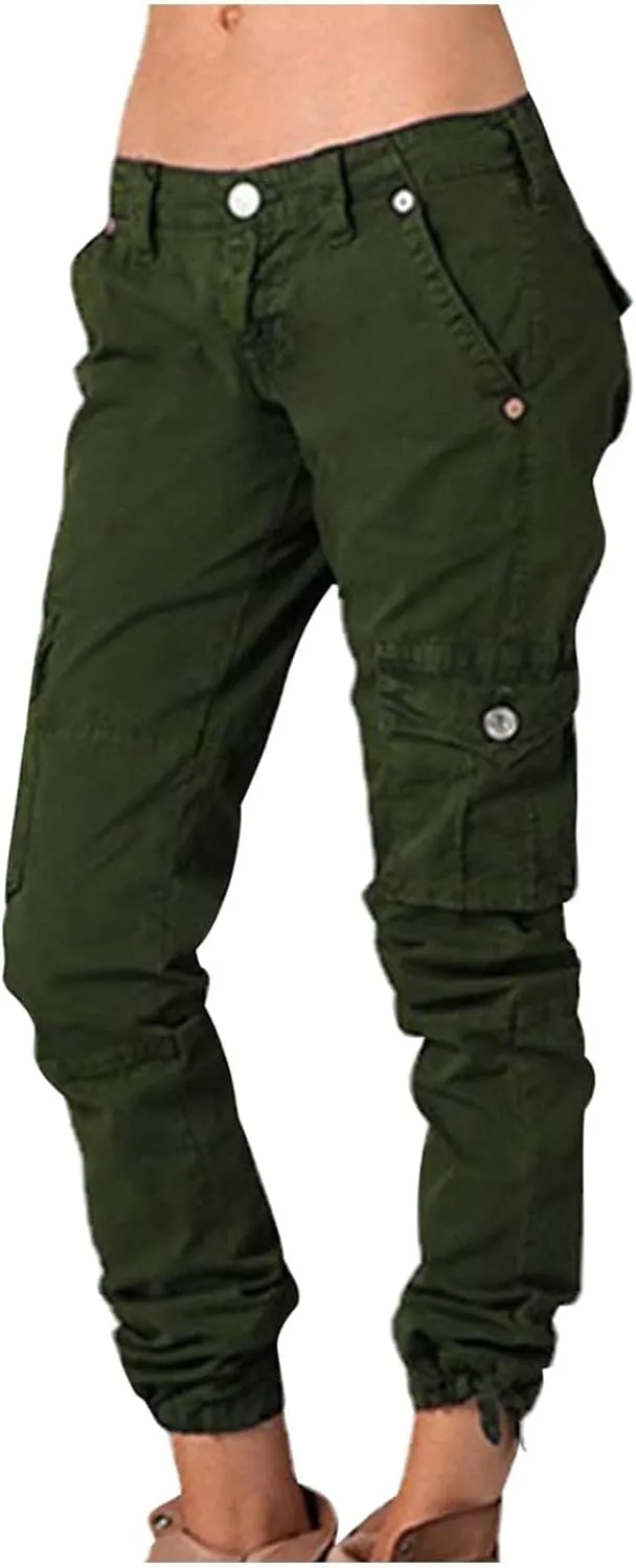 Women's High Waisted Jeans Strechy Straight Leg Denim Pants with Pockets Y2k Baggy Mid Waist Cropped Denim Pants