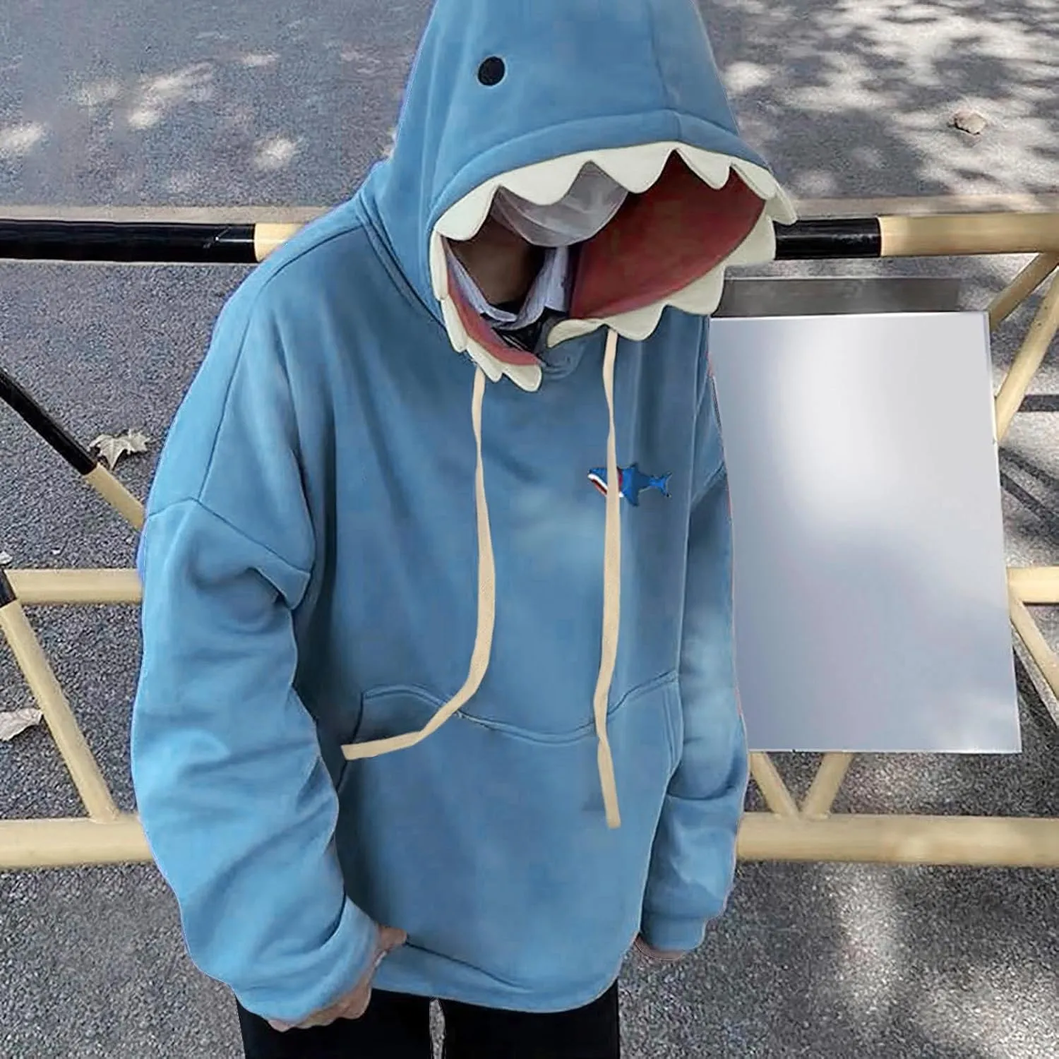 Womens Hoodies Cute Shark Long Sleeve Sweatshirts Wintertime Outfits Oversized Sweaters Casual Fashion Jackets