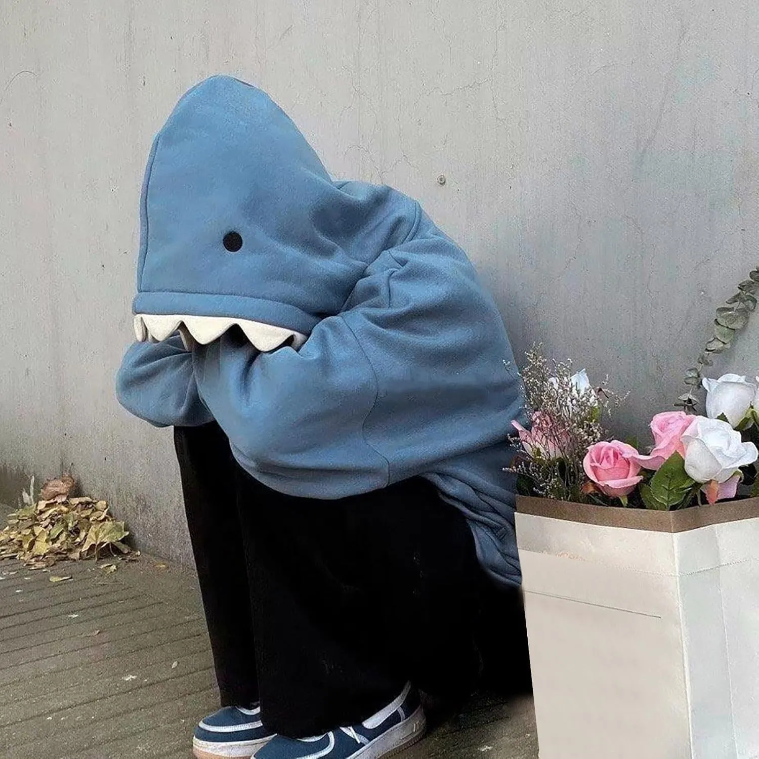 Womens Hoodies Cute Shark Long Sleeve Sweatshirts Wintertime Outfits Oversized Sweaters Casual Fashion Jackets