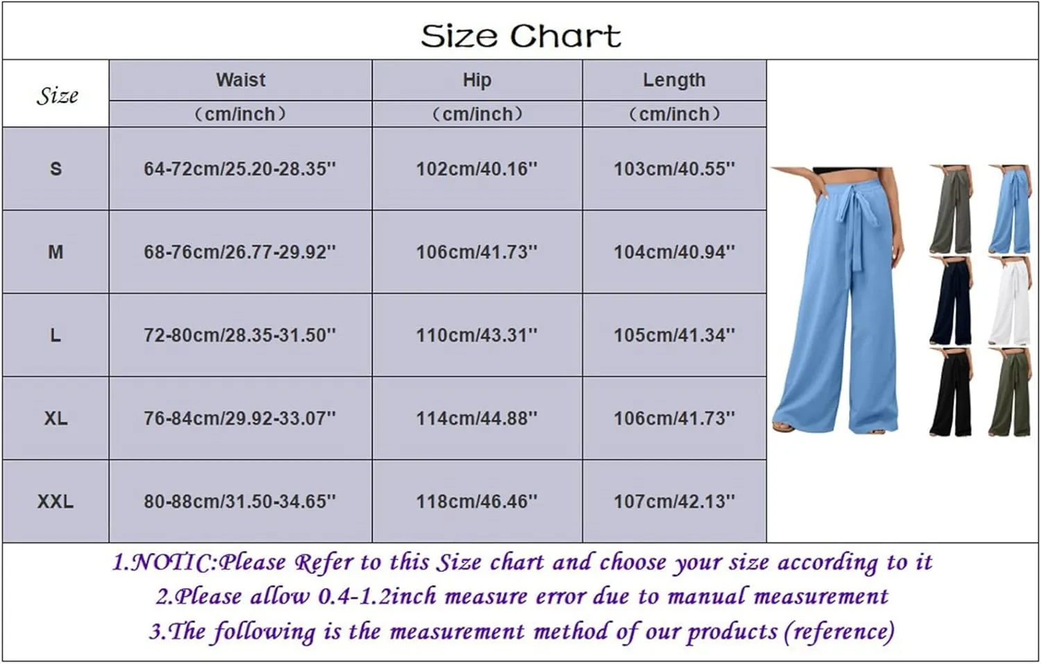 Womens Linen Summer Drawstring Palazzo Lounge Pants Low Waist Lounge Pants Loose Fit Palazzo Lounge Pants Vacation