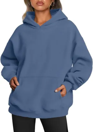 Womens Oversized Sweatshirts Hoodies Fleece Sweatshirts Long Sleeve Sweaters Pullover Fall Fashion Clothes with Pocket