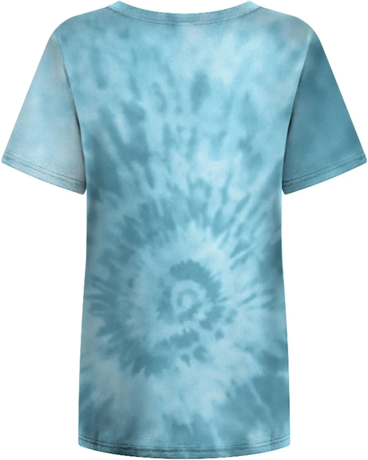 Womens Short Sleeve Tops Crewneck Tie Dye Shirts Oversized Tees T-Shirt Trendy Shirts Blouse Graphic Funny T Shirts