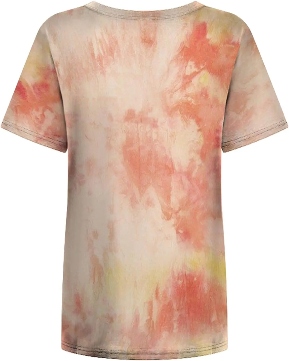 Womens Short Sleeve Tops Crewneck Tie Dye Shirts Oversized Tees T-Shirt Trendy Shirts Blouse Graphic Funny T Shirts