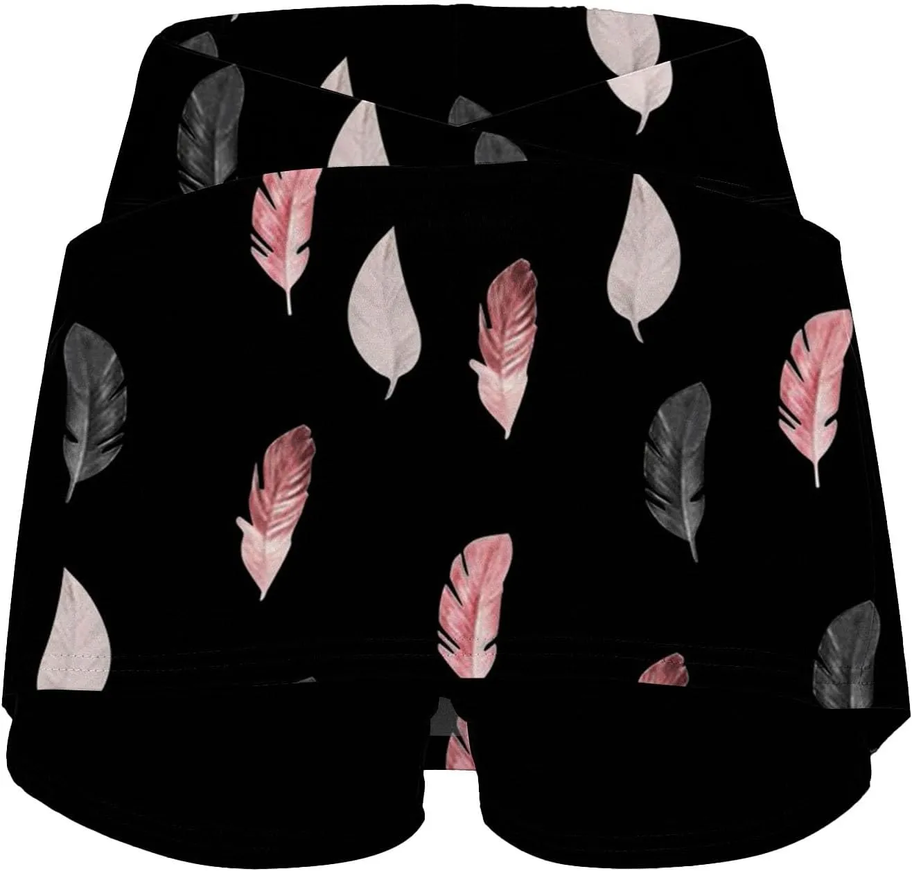Womens Skorts with Pockets, Tummy Control High Waisted Athletic Sports Shorts Skirts Solid Tennis Yoga Gym Culottes