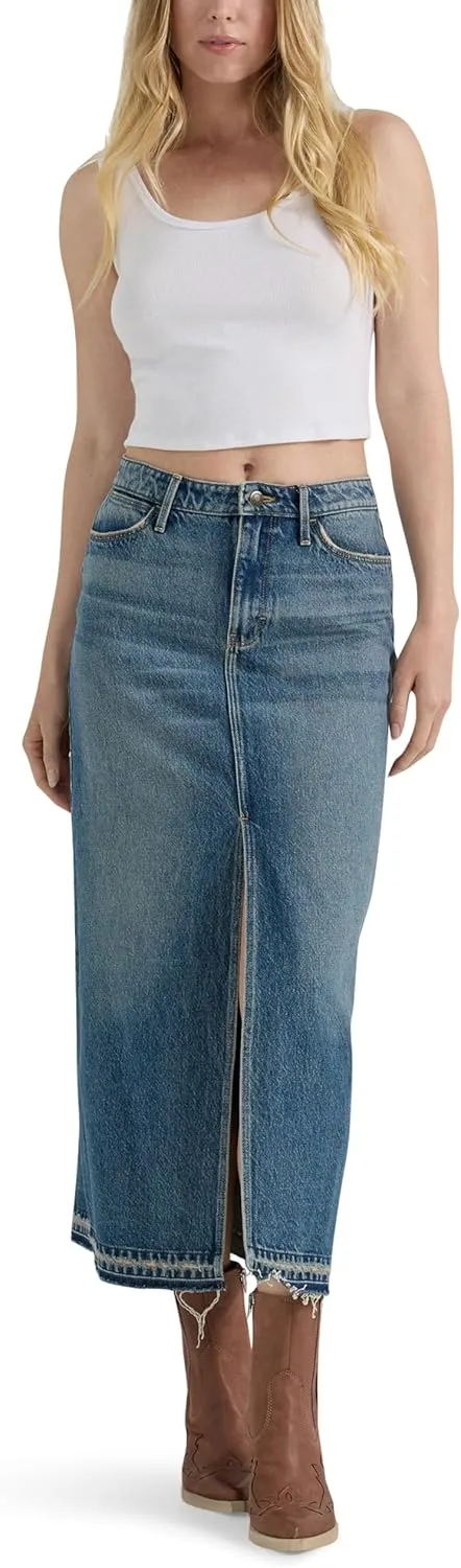Wrangler Women's Denim Maxi Skirt